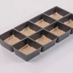 Terrafibre Hemp Grow Mats, 5" X 5" – 40 Count